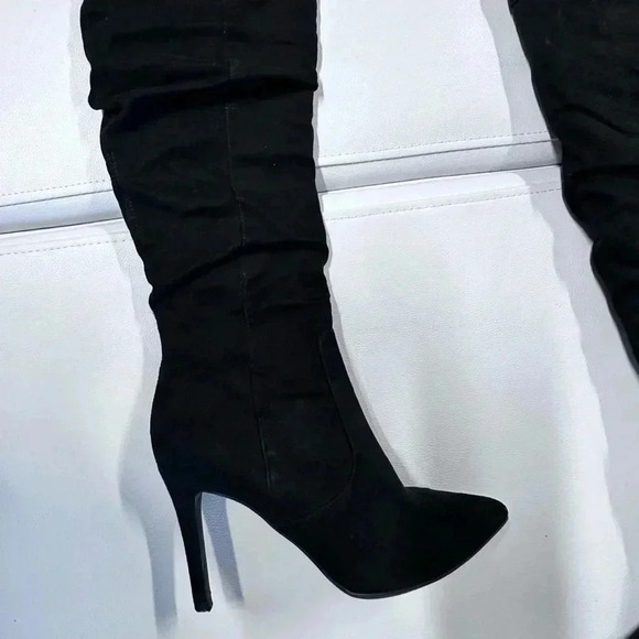 Brash Shoes - Brash Black Over the Knee Boots